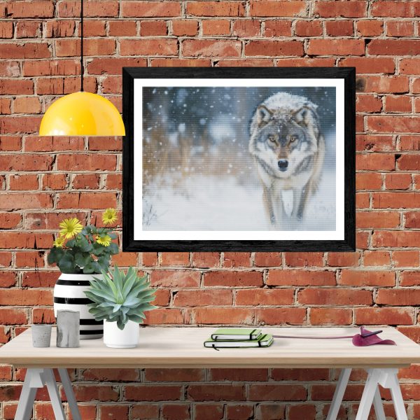 Winter’s Silence Lone Wolf in a Snowy Forest Online Hot Sale - Image 4