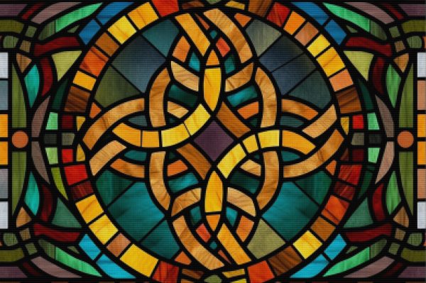 Celtic Knot Stained Glass Online Hot Sale - Image 5