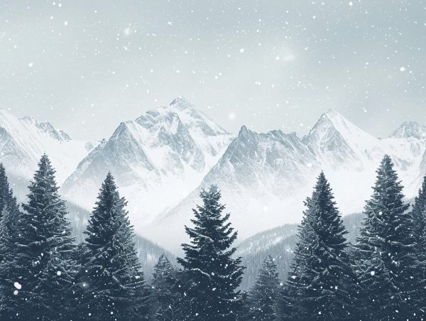 High Mountain Snowfall on Sale - Image 2