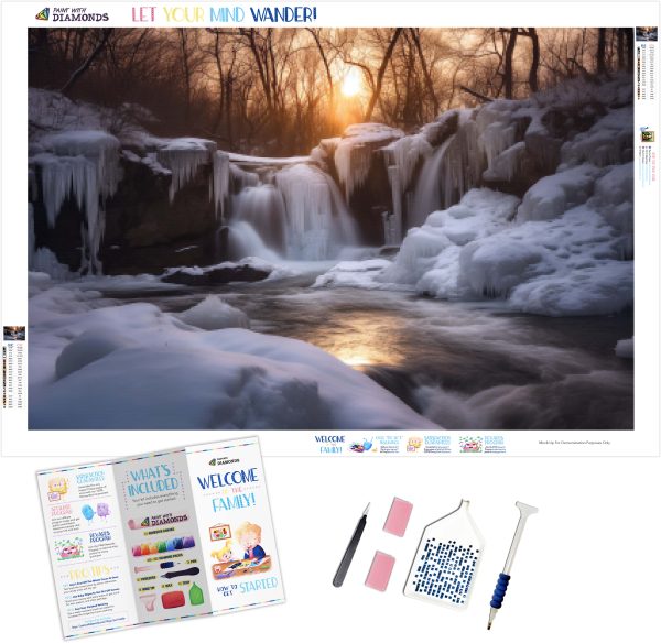 Waterfall Frozen In Motion Supply