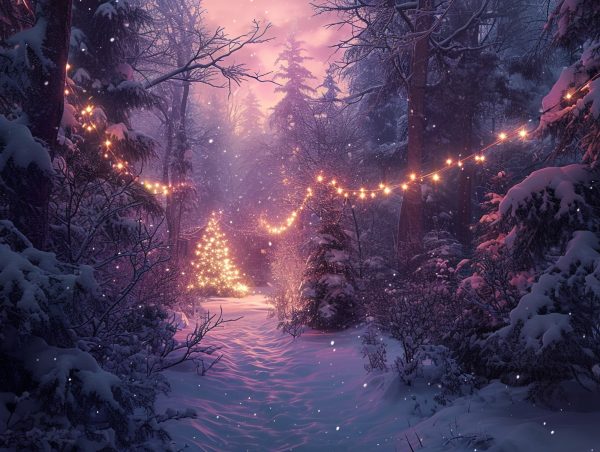 Enchanted Winter Forest at Twilight Discount - Image 2