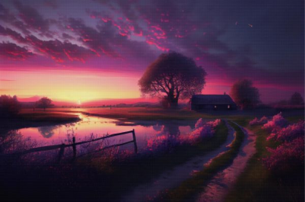 Peaceful Pink Countryside Discount - Image 5