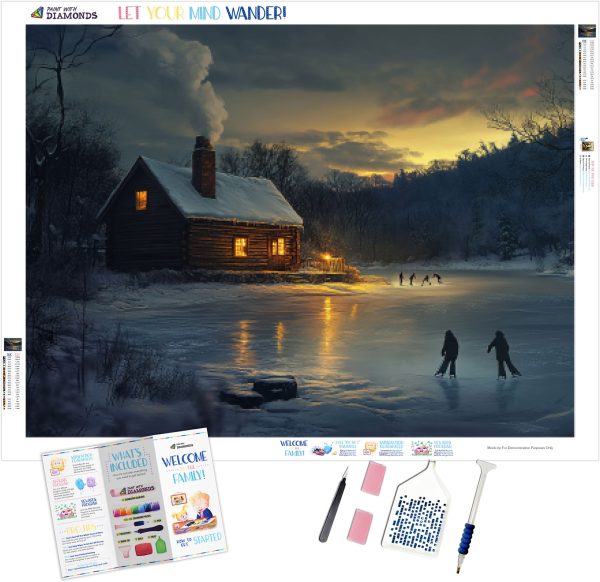 Cozy Cabin by the Frozen Lake Cheap