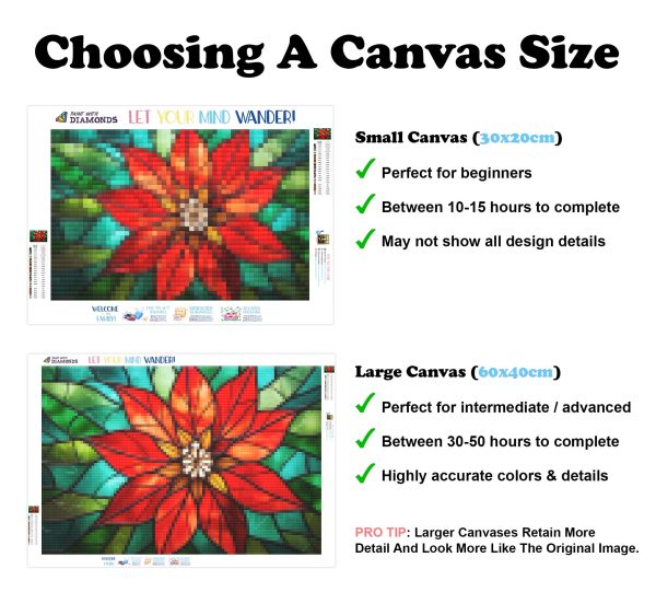 Stained Glass Poinsettia Hot on Sale - Image 3
