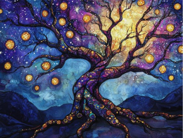 The Cosmic Tree Purple Online - Image 5