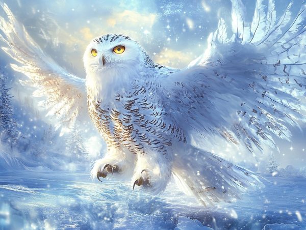 Mystical Snow Owl of the Highlands Fashion - Image 2