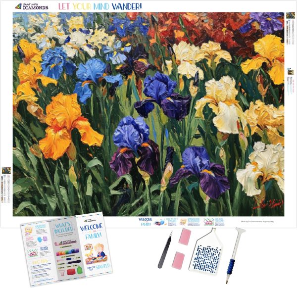 Iris Garden in Spring Discount