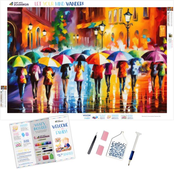 Rainbow-Colored Rain For Sale
