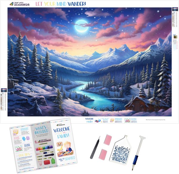 Mountain Valley In Winter For Discount