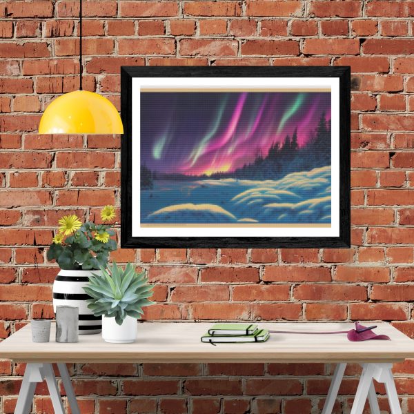 Northern Lights Winter Sunset Sale - Image 4