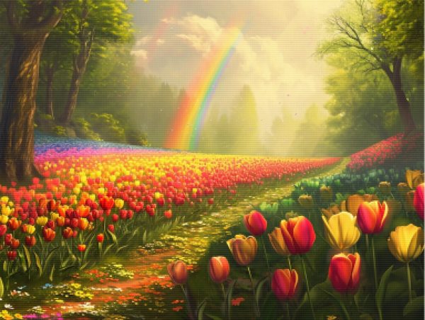 Rainbow Connecting Two Springtime Realms For Discount - Image 5