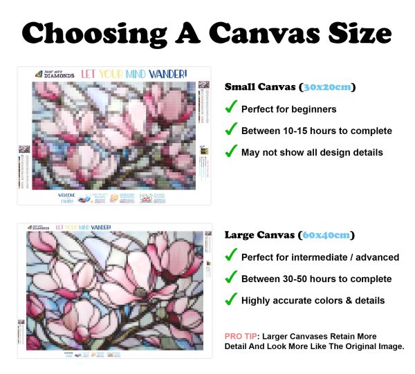 Elegant Magnolias Stained Glass Online - Image 3