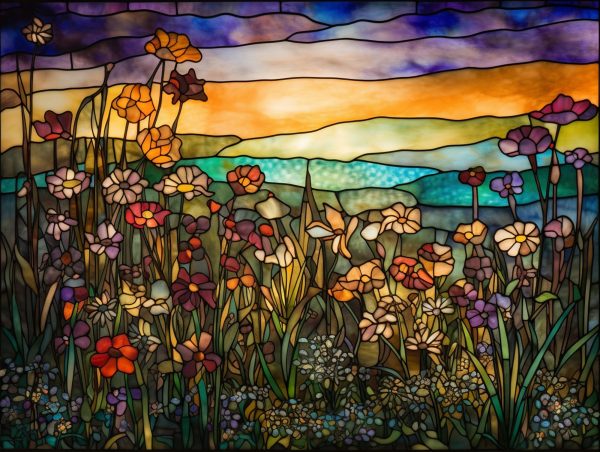 Wildflower Meadow at Dawn Sale - Image 2