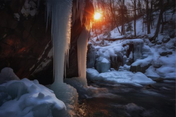 Enchanted Frozen Waterfall Online Sale - Image 5