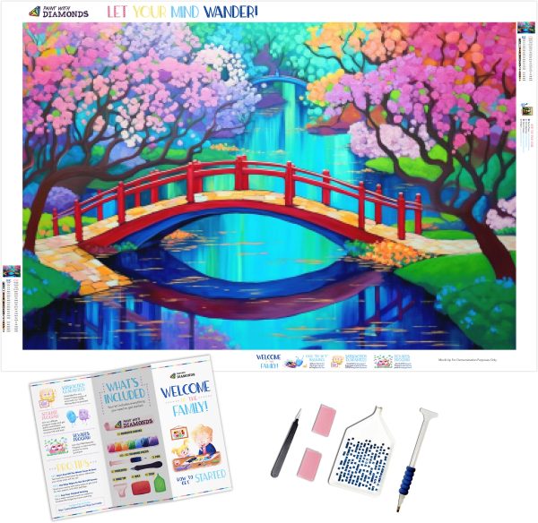 Tranquil Pond Cherry Blossoms For Cheap