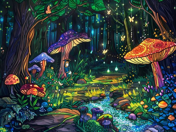Enchanted Forest Filled With Whimsical Creatures Online now - Image 2
