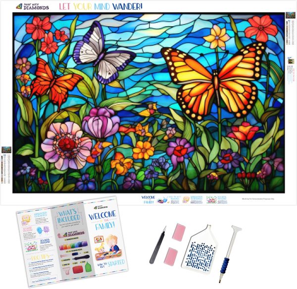 Whimsical Garden Stained Glass For Discount