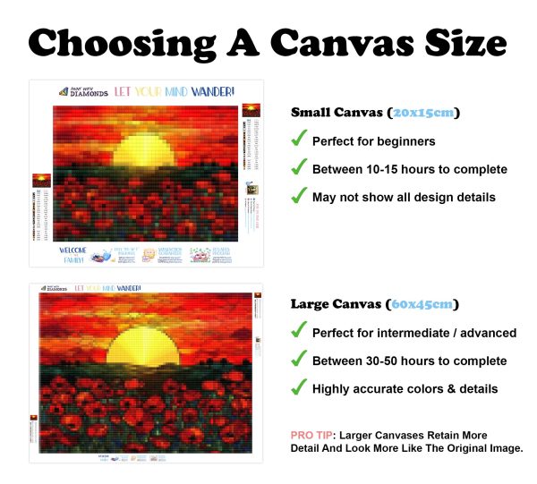 Field of Poppies at Sunset Stained Glass Hot on Sale - Image 3
