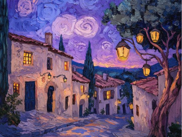 Evening Glow in Arles Sale - Image 5