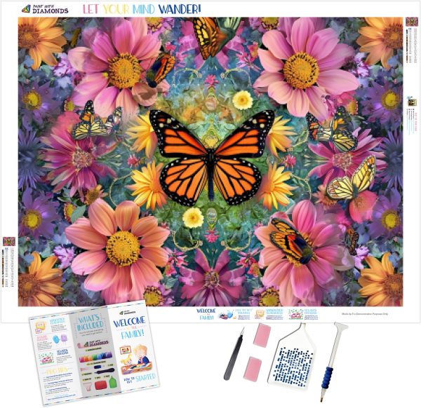 Butterfly Garden Mandala For Discount