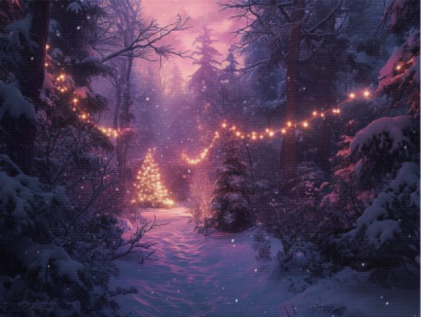 Enchanted Winter Forest at Twilight Discount - Image 5