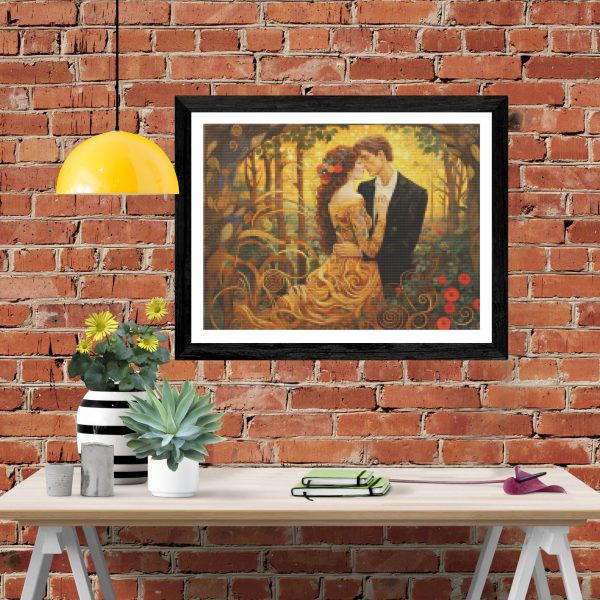Lovers in a Golden Landscape For Discount - Image 4