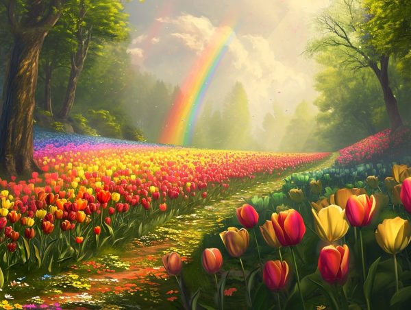 Rainbow Connecting Two Springtime Realms For Discount - Image 2