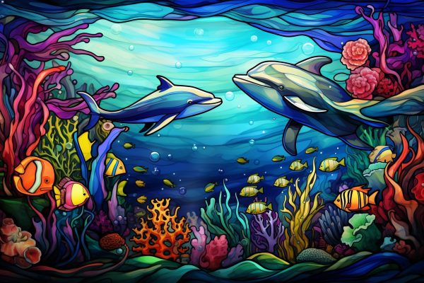 Oceanic Wonders Stained Glass Discount - Image 2