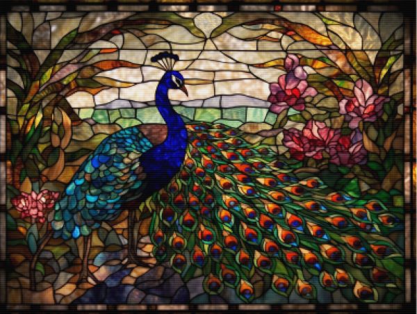 Majestic Peacock in a Royal Garden For Discount - Image 5
