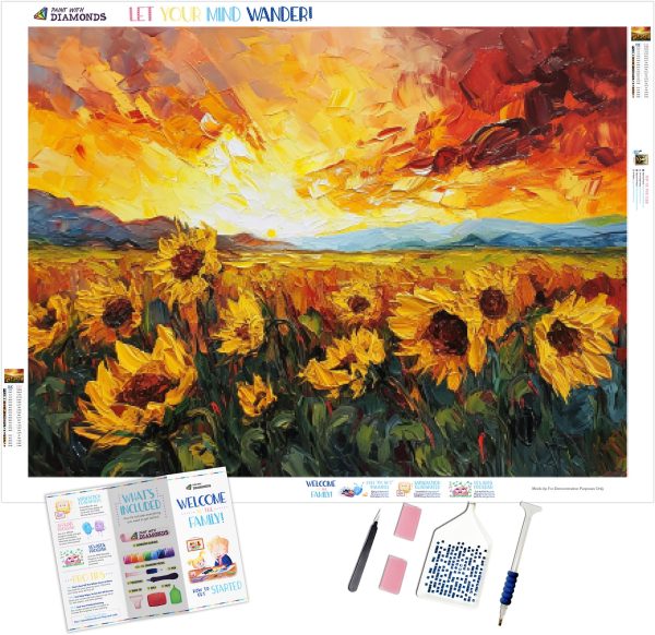 Sunflower Field at Sunset For Cheap