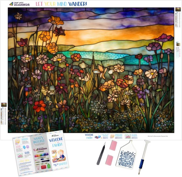 Wildflower Meadow at Dawn Sale