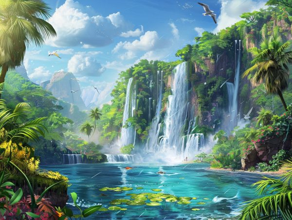 Jungle Planet Waterfalls Online now - Image 2