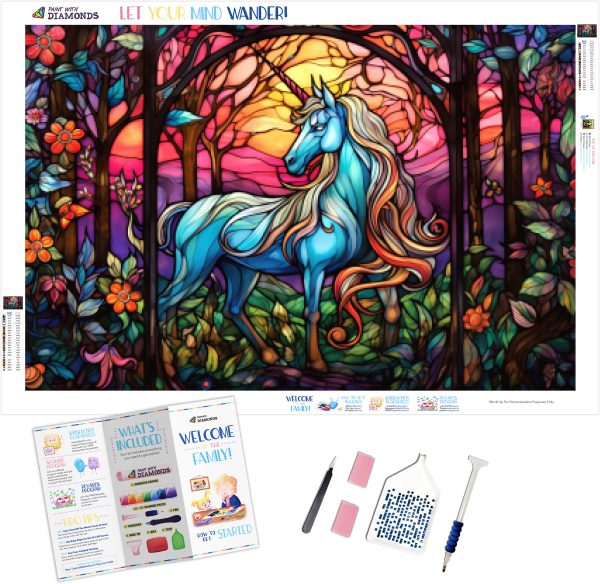 Mesmerizing Unicorn Stained Glass Supply
