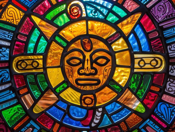 Ancient Aztec Sun Stone Online now - Image 2