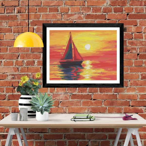 Sailboat On A Calm Sea Online - Image 4