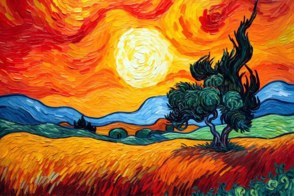 Fiery Summer Sunset Online Sale - Image 2