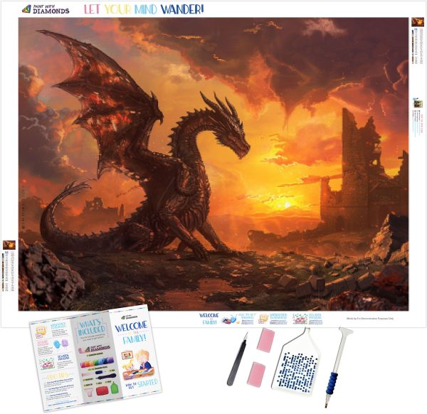 Dragon In A Desolate Wasteland on Sale