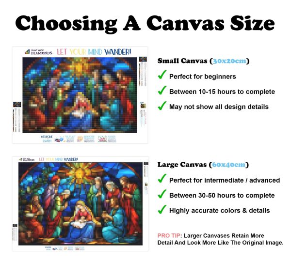 Stained Glass Nativity Scene - Ships From US Fashion - Image 3