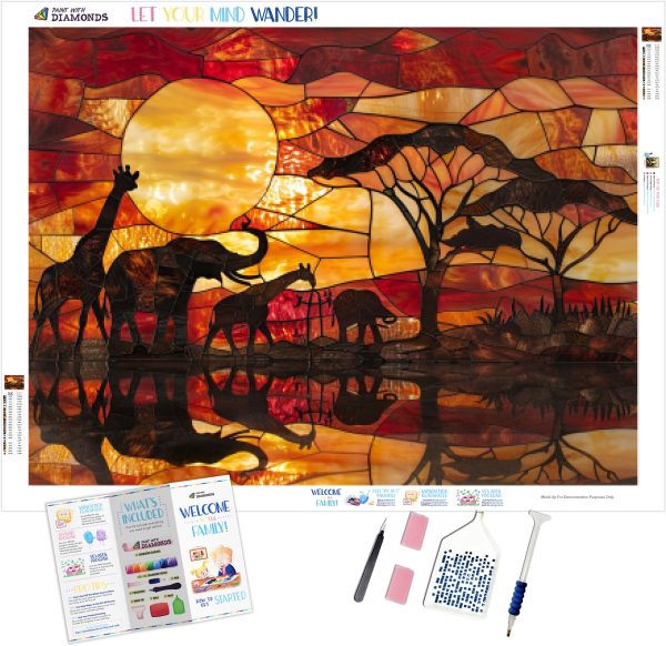 African Savannah At Sunset Discount
