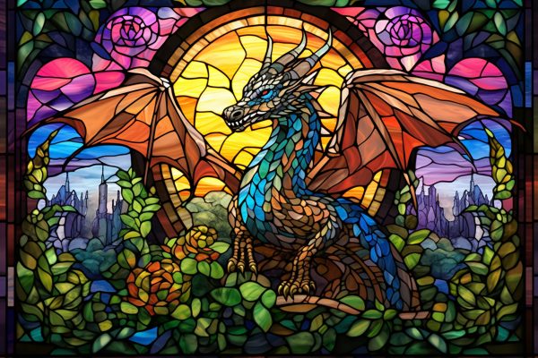 Eternal Guardian Stained Glass Sale - Image 2