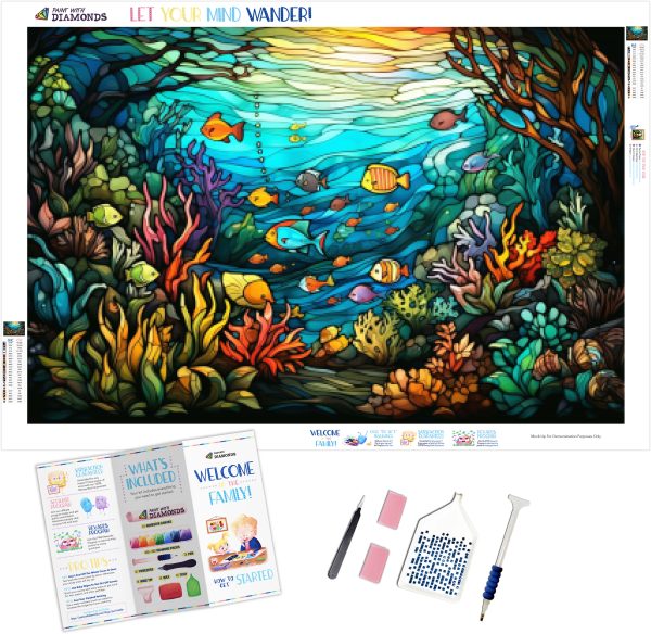 Stained Glass Ocean For Sale