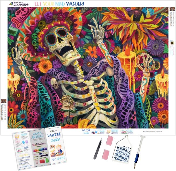 Colorful Day of the Dead Celebration For Sale