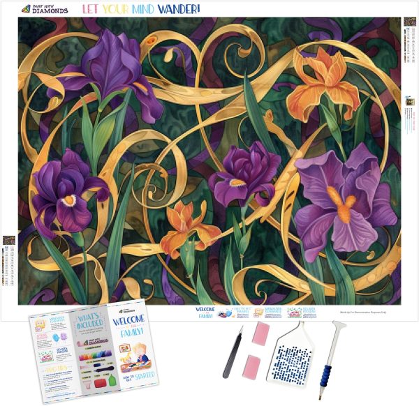 Art Nouveau Floral Symphony Cheap