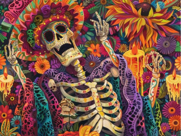 Colorful Day of the Dead Celebration For Sale - Image 5