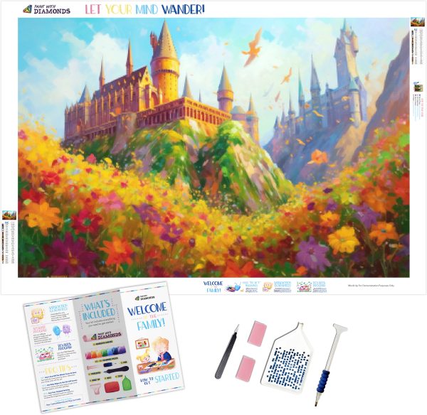 Cheerful Castle In Springtime For Cheap