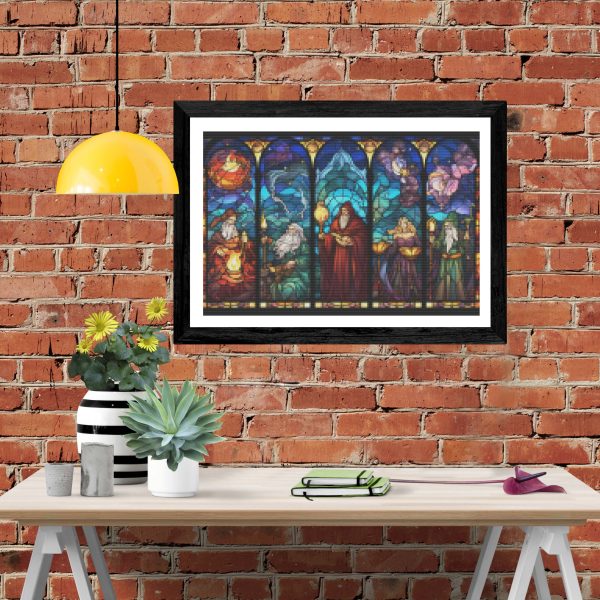 Stained Glass Wizards And Witches Online Sale - Image 4