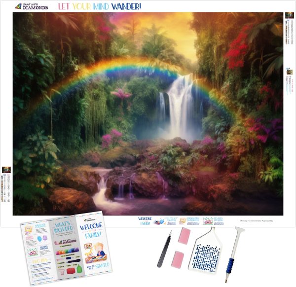 Rainbow Waterfall Paradise Online Sale