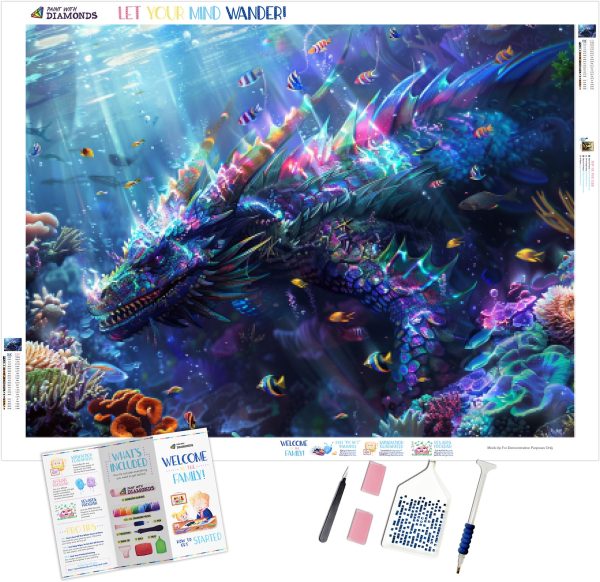 Underwater Dragon With Translucent Scales Online Sale
