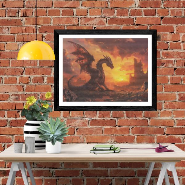 Dragon In A Desolate Wasteland on Sale - Image 4