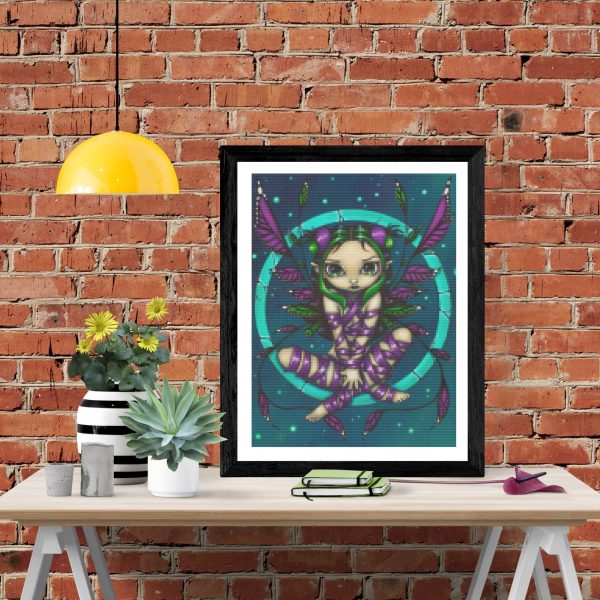 Purple Ribbon Fairy For Sale - Image 4